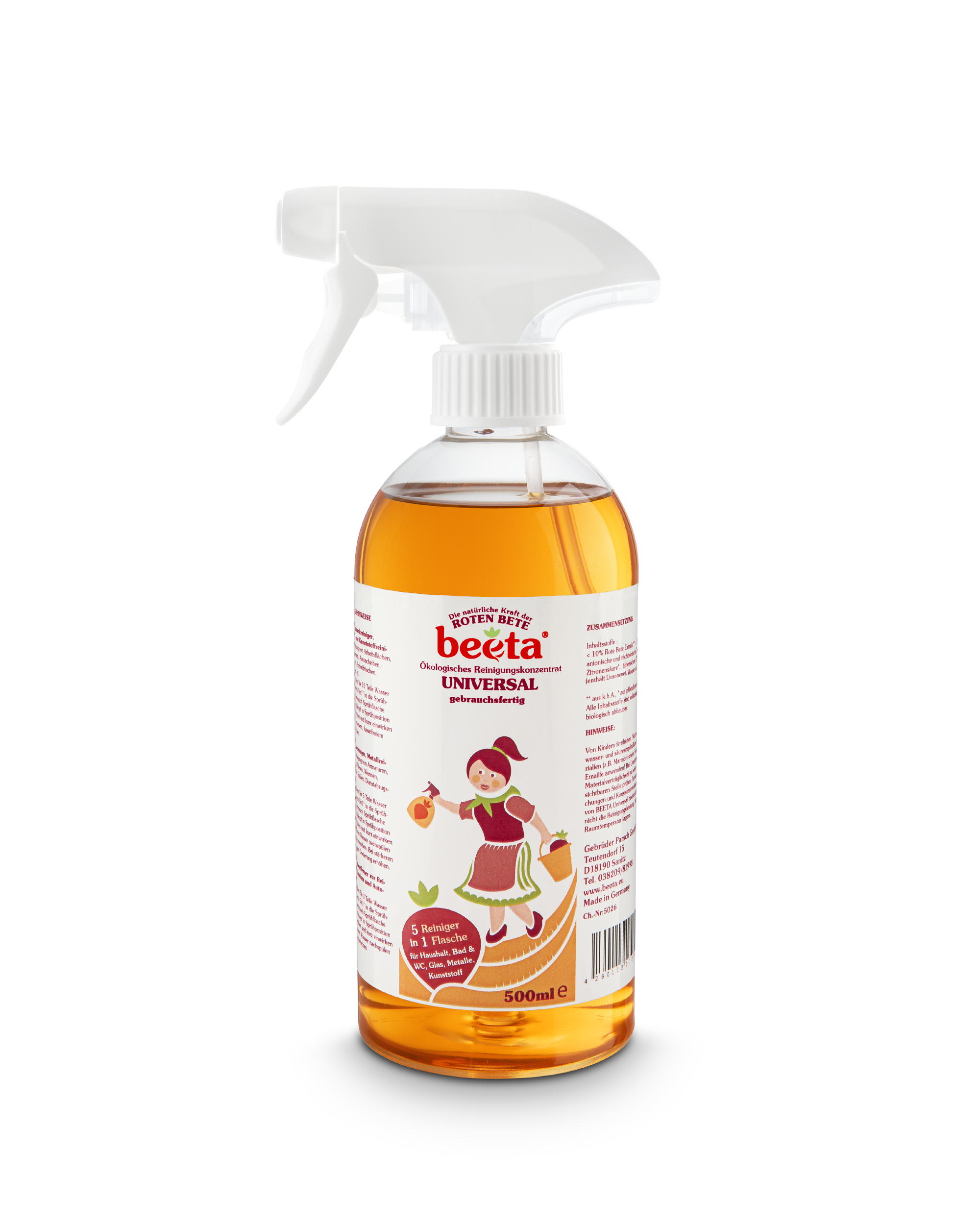 beeta Universalreiniger gebrauchsfertige Lösung 500 ml Sprühflasche