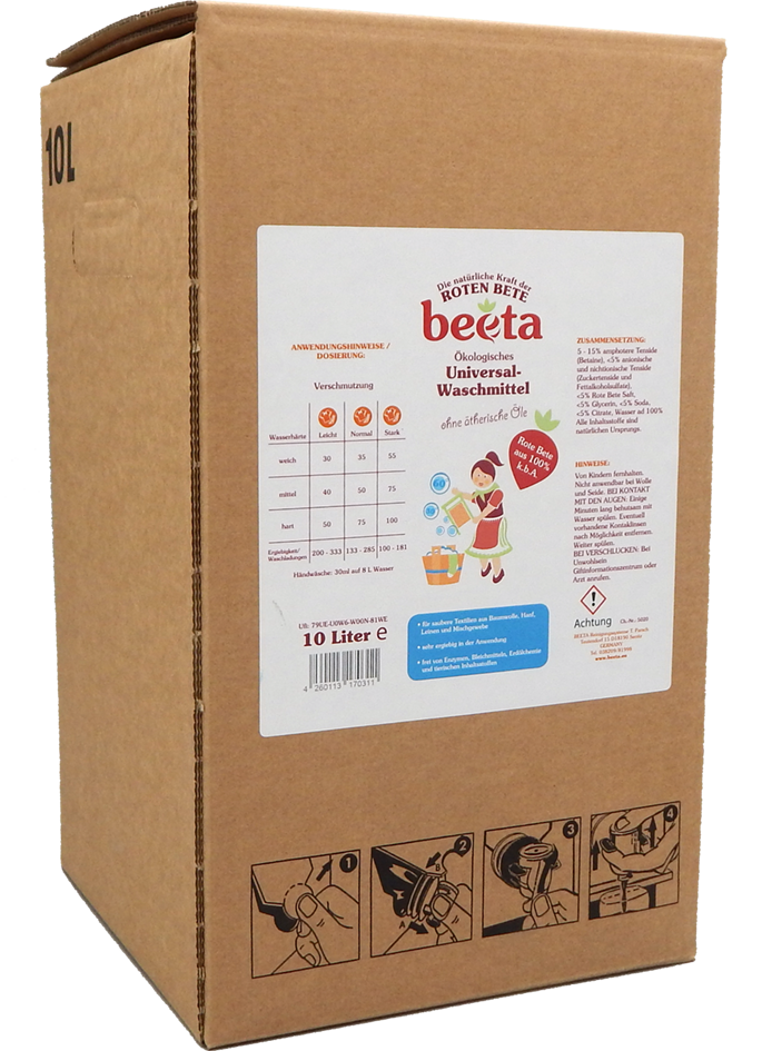 beeta Universal - Waschmittel mit Roter Bete