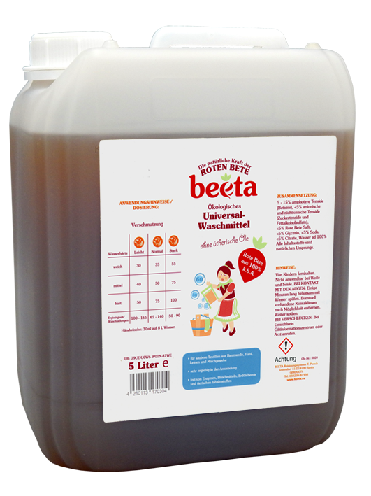 beeta Universal - Waschmittel mit Roter Bete