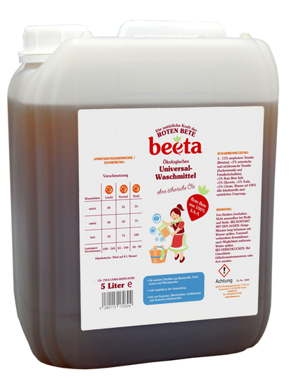 beeta Universal - Waschmittel mit Roter Bete