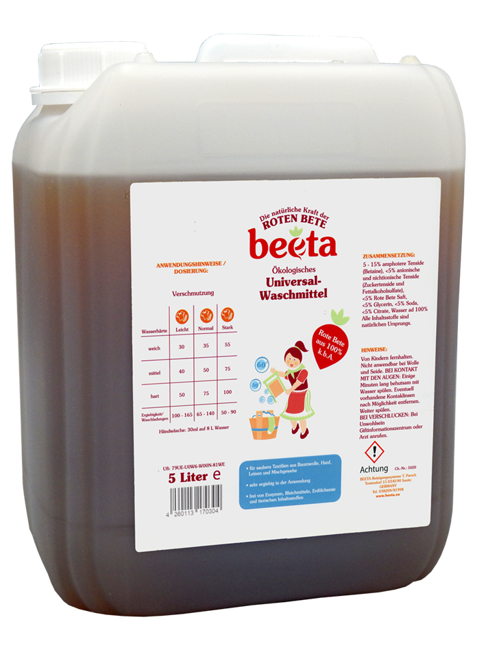 beeta Universal - Waschmittel mit Roter Bete