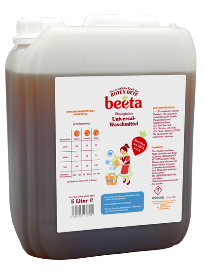 beeta Universal - Waschmittel mit Roter Bete
