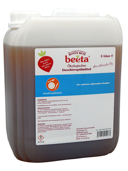 beeta Geschirrrspülmittel mit Roter Bete