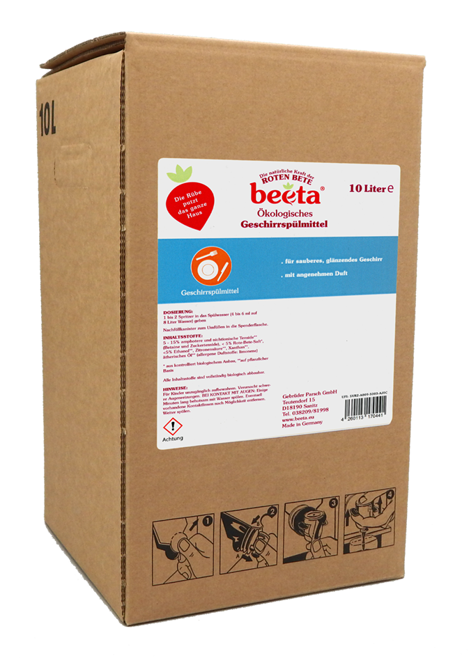 beeta Geschirrrspülmittel mit Roter Bete