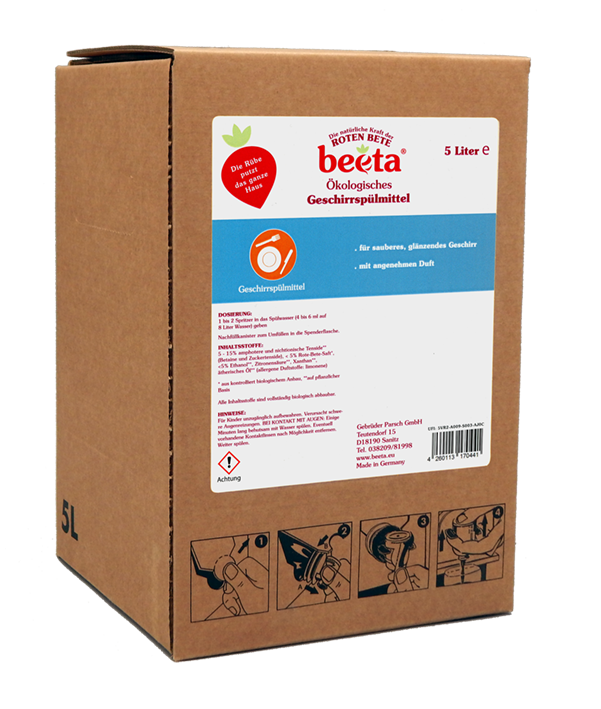 beeta Geschirrrspülmittel mit Roter Bete