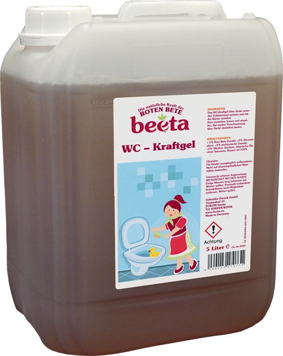 beeta WC Kraftgel aus Roter Bete parfümfrei