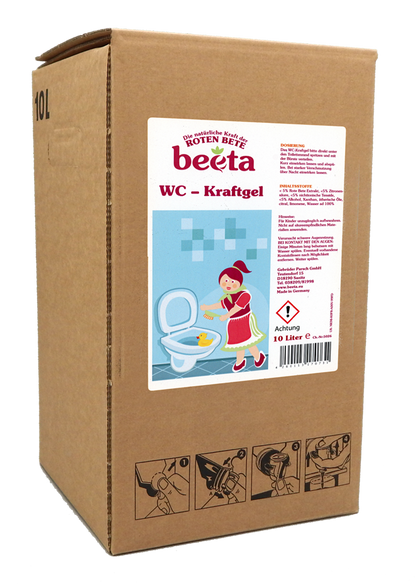 beeta WC Kraftgel aus Roter Bete parfümfrei
