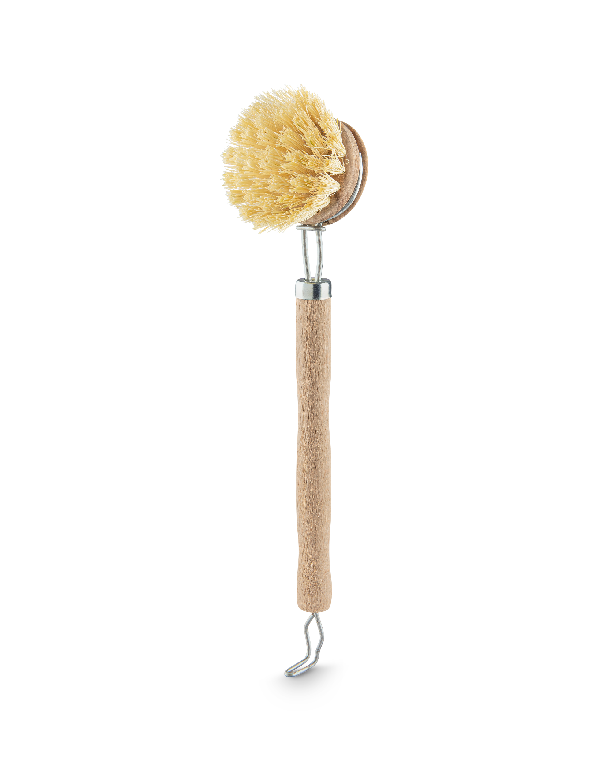 Spülbürste aus Buchenholz, auswechselbarer Kopf