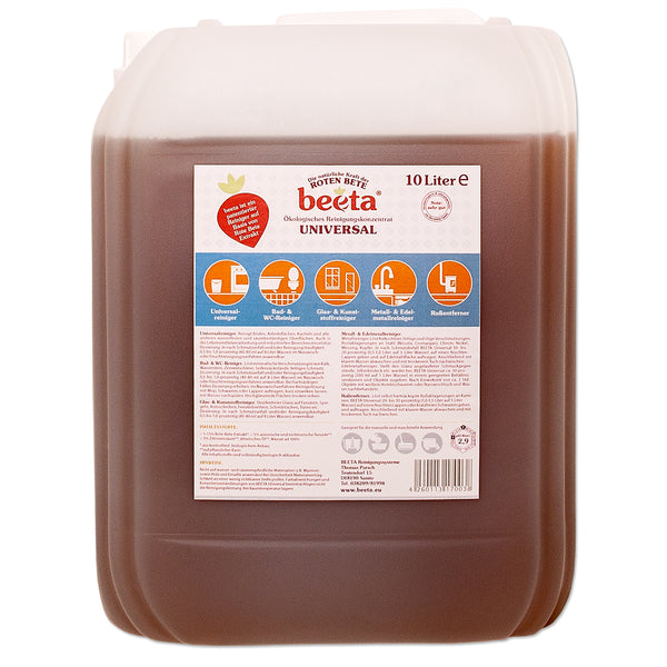 beeta Universalreiniger aus Roter Bete 10 Liter Kanister