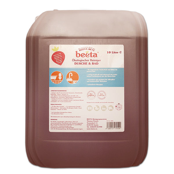beeta Dusche & Badreiniger aus Roter Bete 10 Liter Kanister