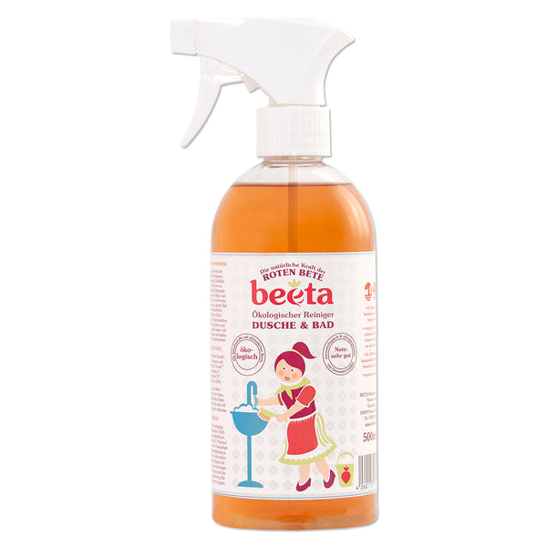 beeta Dusche & Badreiniger aus Roter Bete 500 ml Sprühflasche