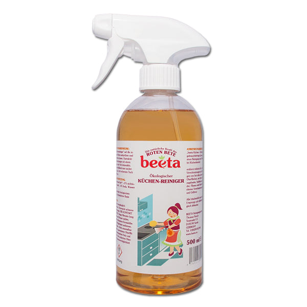 beeta Küchenreiniger mit Roter Bete 500 ml Sprühflasche
