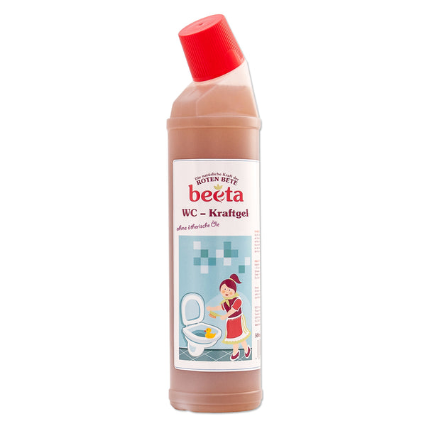beeta WC Kraftgel aus Roter Bete ohne ätherische Öle 750 ml Flasche
