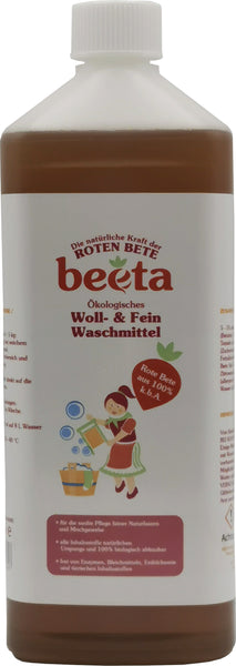 beeta Waschmittel für Wolle und Feines mit Roter Bete